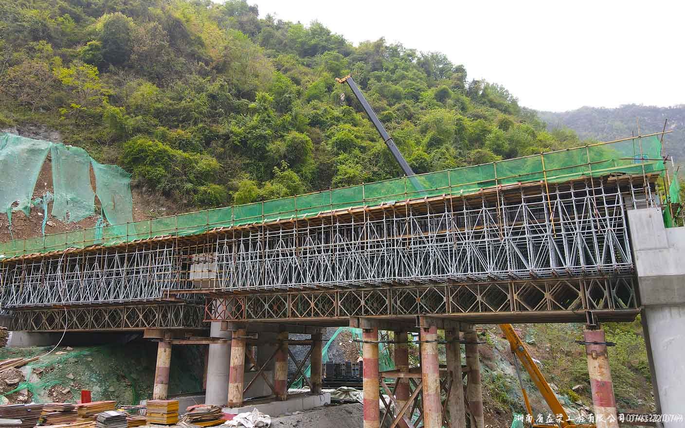 四川省綿陽市平通互通E匝道，ABCD匝道、桑園子大橋現(xiàn)澆箱梁